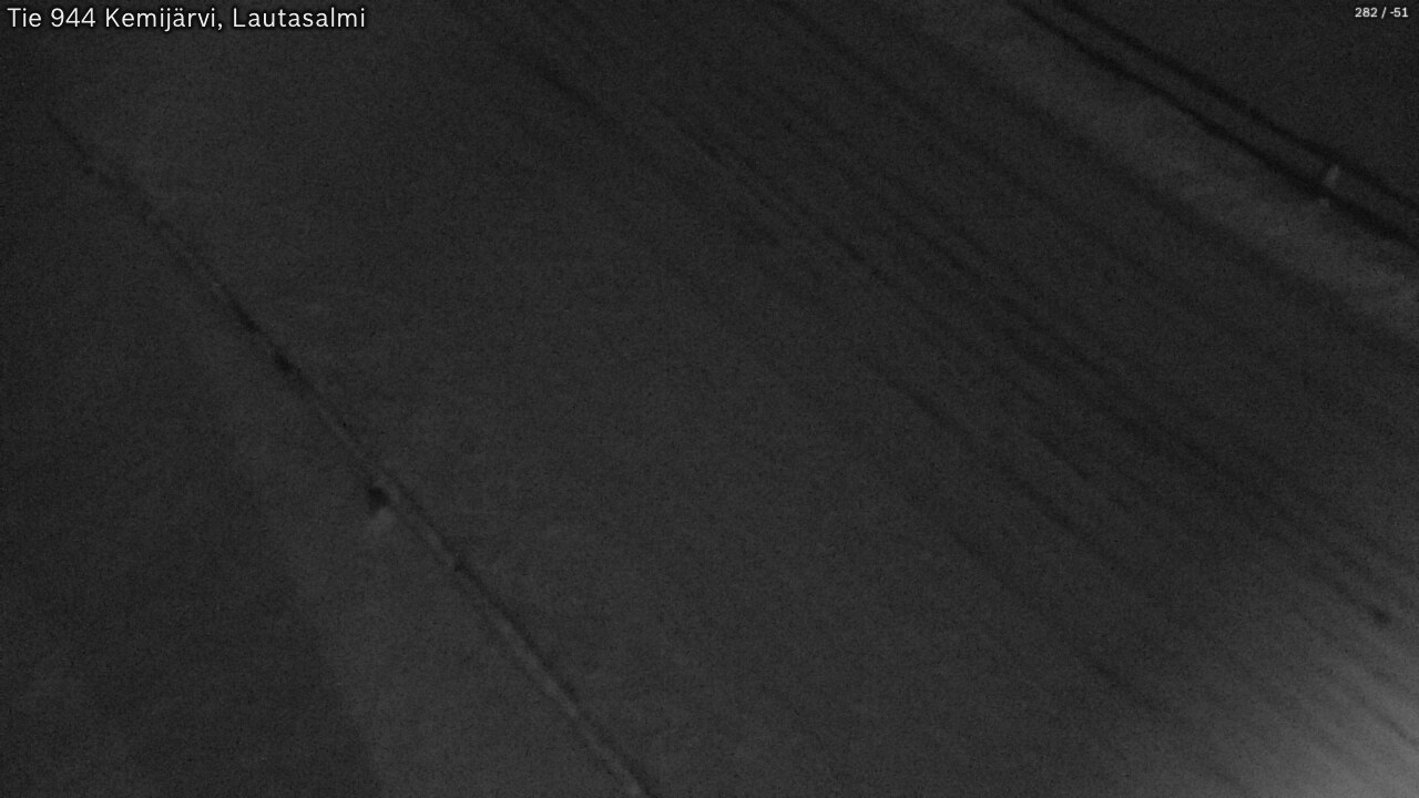 Weather Camera Image Road 944 Kemijärvi, Lautasalmi, Kemijärvi, Lappi