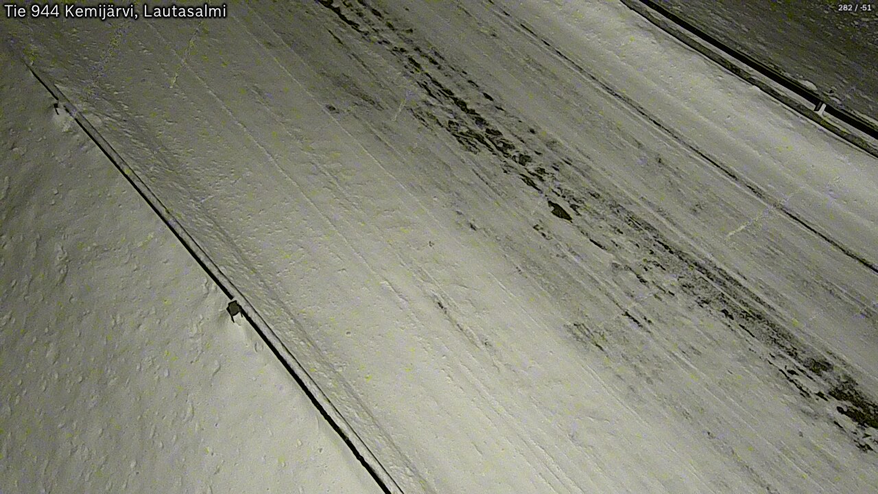 Weather Camera Image Road 944 Kemijärvi, Lautasalmi, Kemijärvi, Lappi