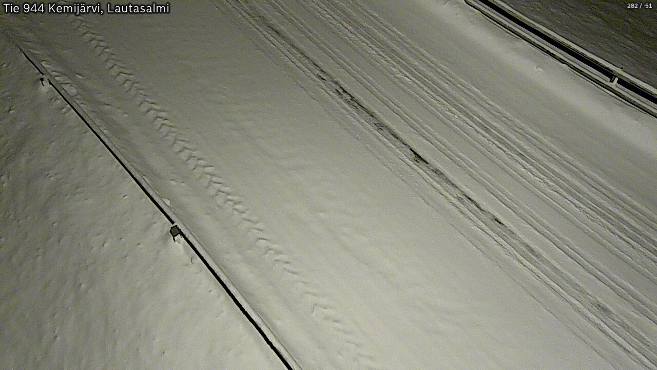 Kelikamerat Kuva Tie 944 Kemijärvi, Lautasalmi, Kemijärvi, Lappi