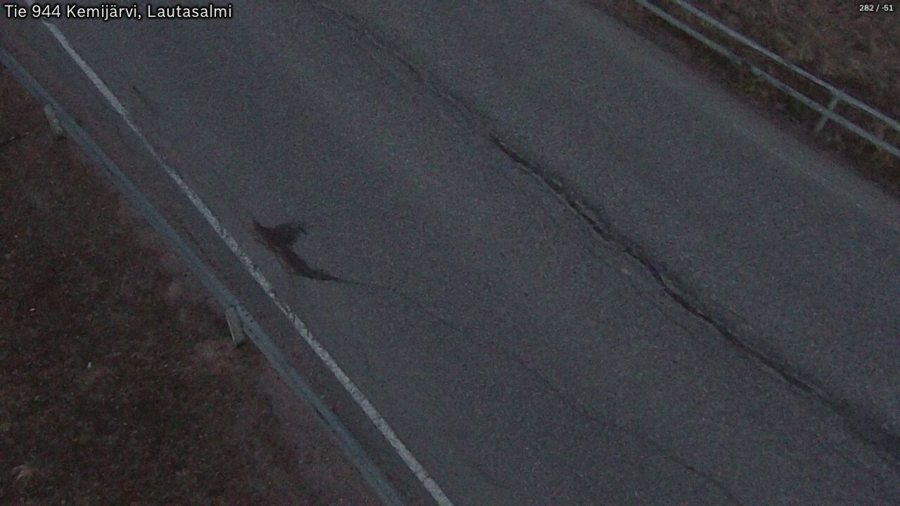 Weather Camera Image Väg 944 Kemijärvi, Lautasalmi, Kemijärvi, Lappi