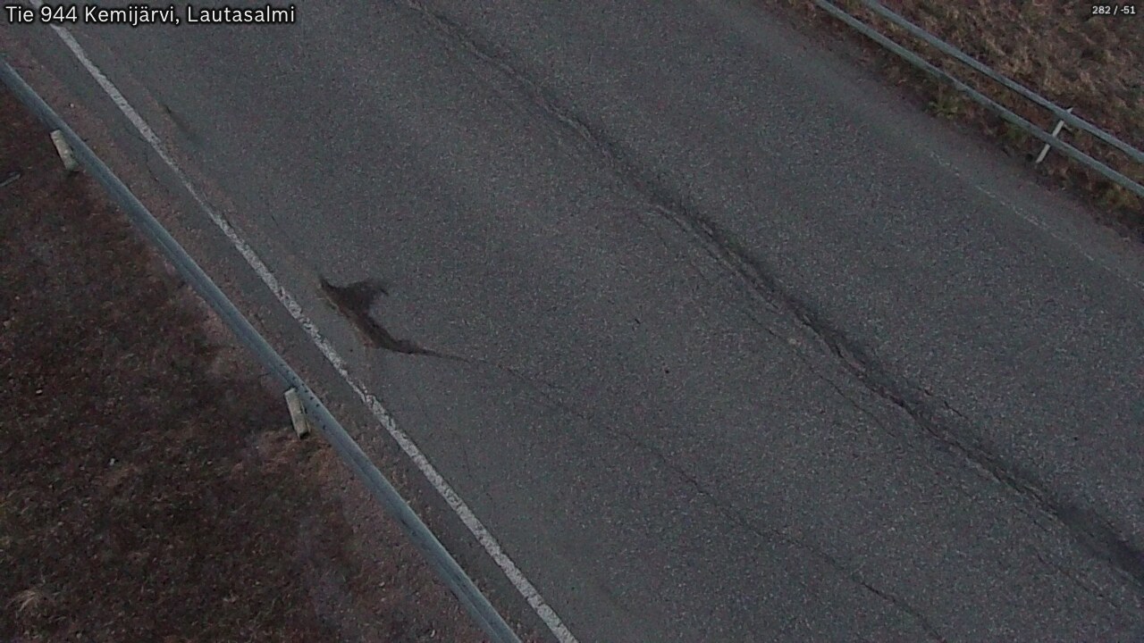 Weather Camera Image Road 944 Kemijärvi, Lautasalmi, Kemijärvi, Lappi