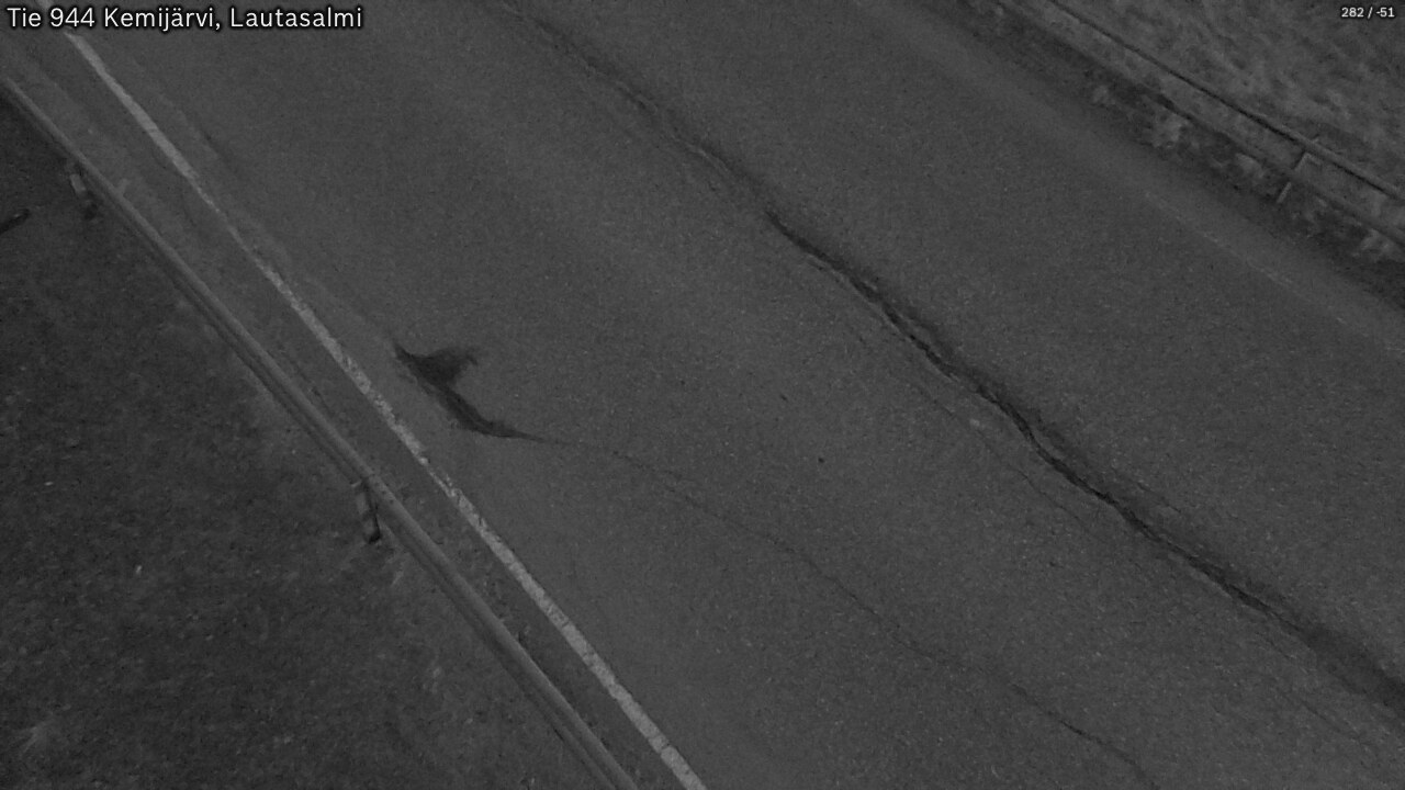 Weather Camera Image Väg 944 Kemijärvi, Lautasalmi, Kemijärvi, Lappi