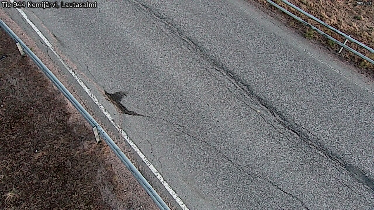 Weather Camera Image Road 944 Kemijärvi, Lautasalmi, Kemijärvi, Lappi