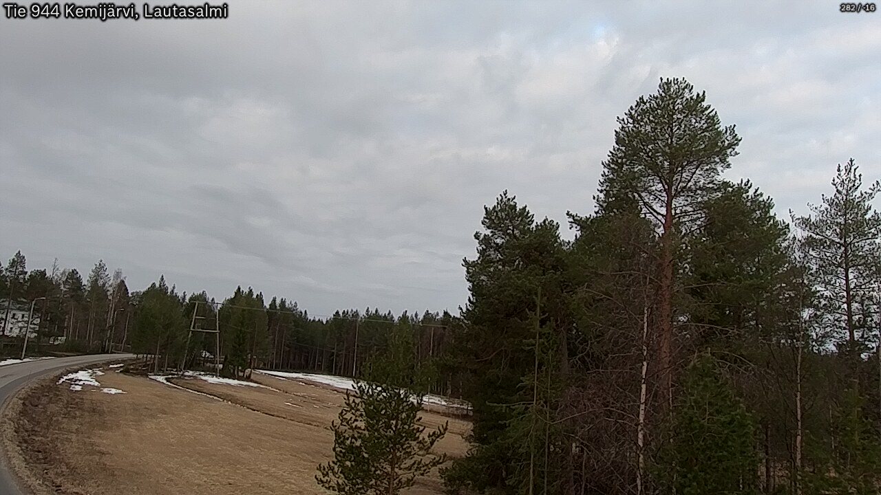 Weather Camera Image Road 944 Kemijärvi, Lautasalmi, Kemijärvi, Lappi