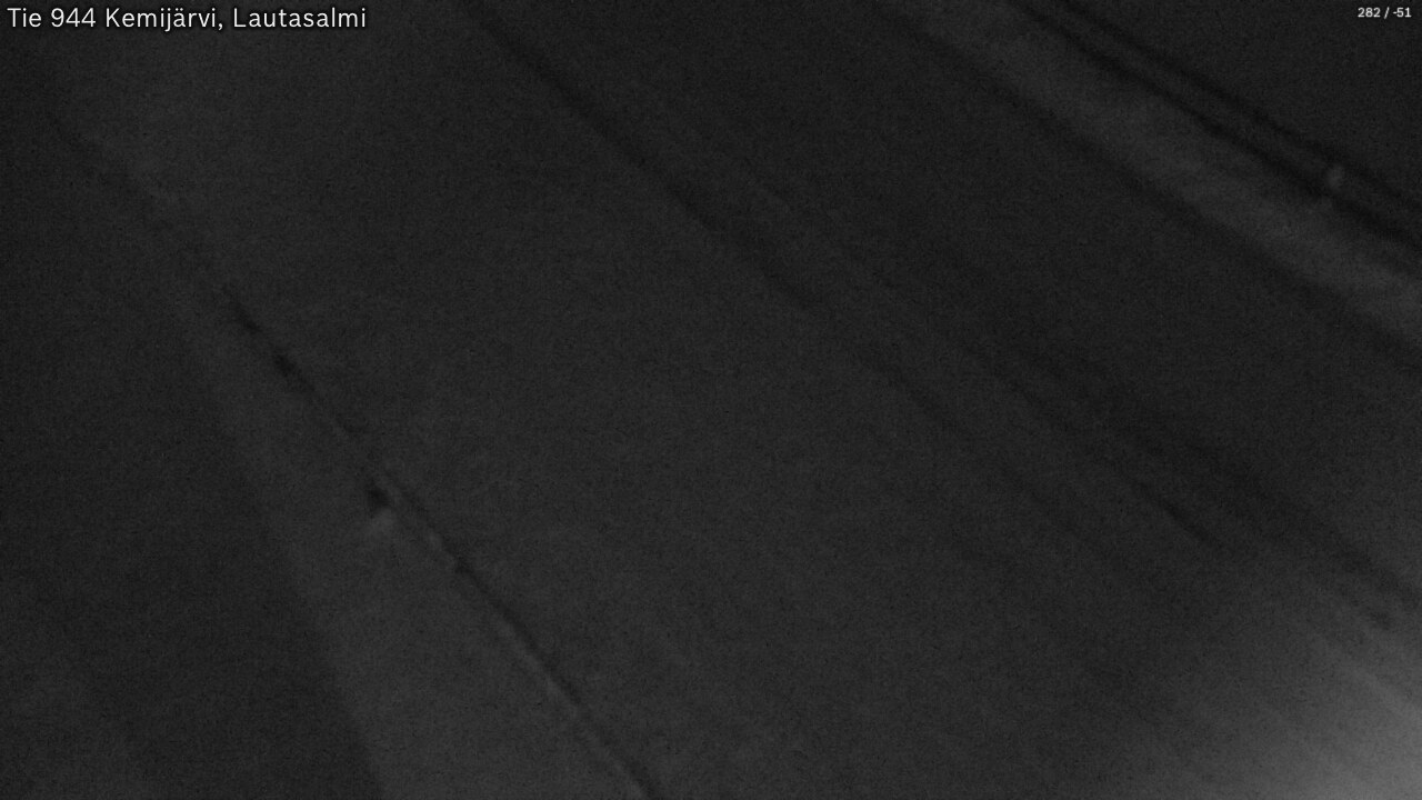 Weather Camera Image Road 944 Kemijärvi, Lautasalmi, Kemijärvi, Lappi