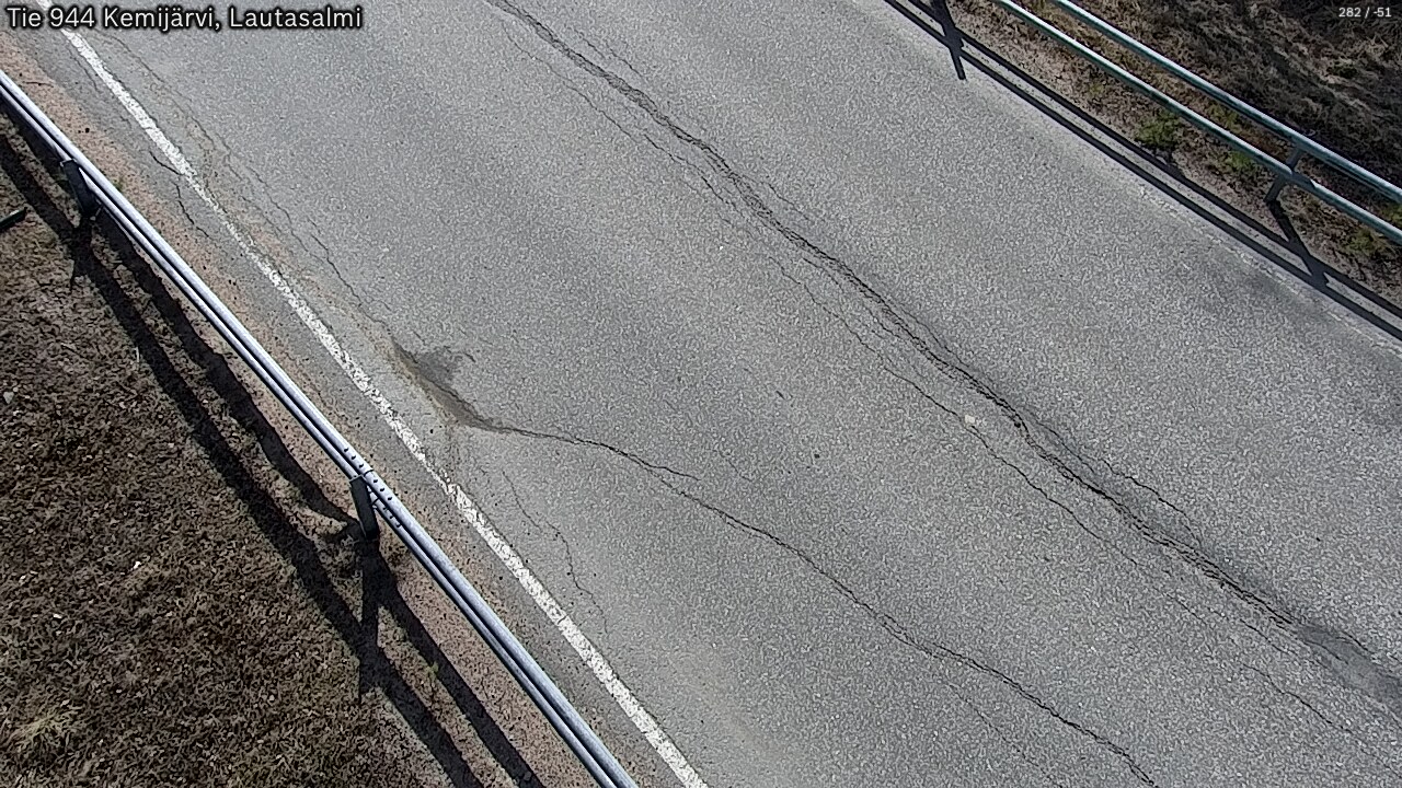 Weather Camera Image Väg 944 Kemijärvi, Lautasalmi, Kemijärvi, Lappi