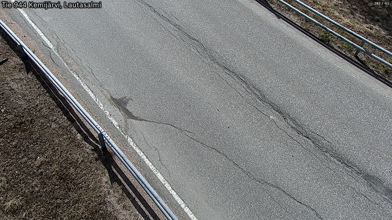 Weather Camera Image Väg 944 Kemijärvi, Lautasalmi, Kemijärvi, Lappi
