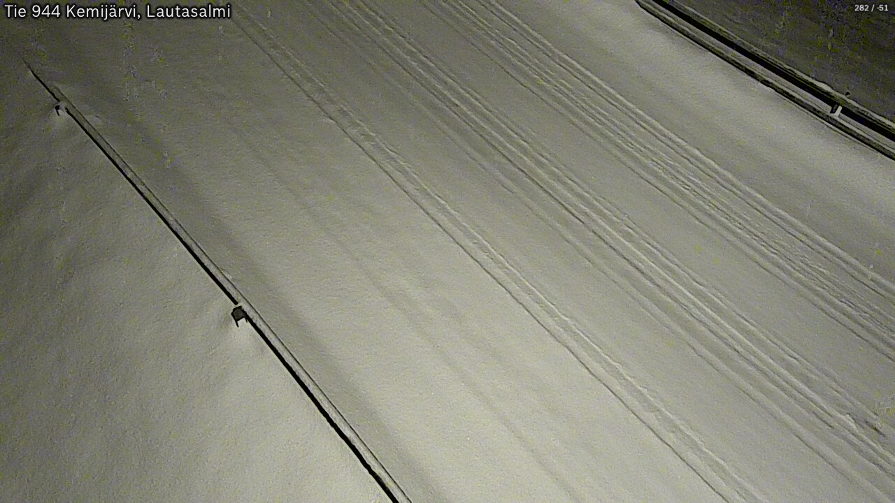 Weather Camera Image Road 944 Kemijärvi, Lautasalmi, Kemijärvi, Lappi