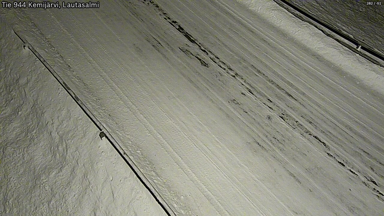 Weather Camera Image Road 944 Kemijärvi, Lautasalmi, Kemijärvi, Lappi