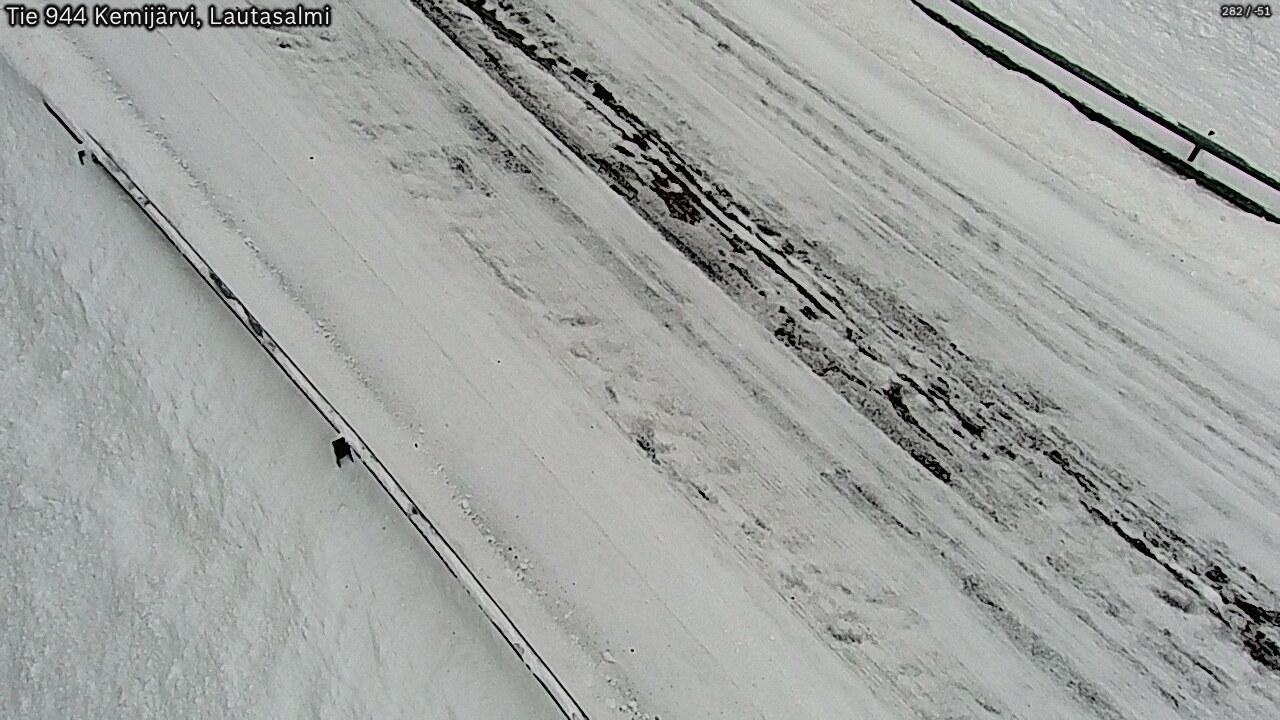 Weather Camera Image Road 944 Kemijärvi, Lautasalmi, Kemijärvi, Lappi