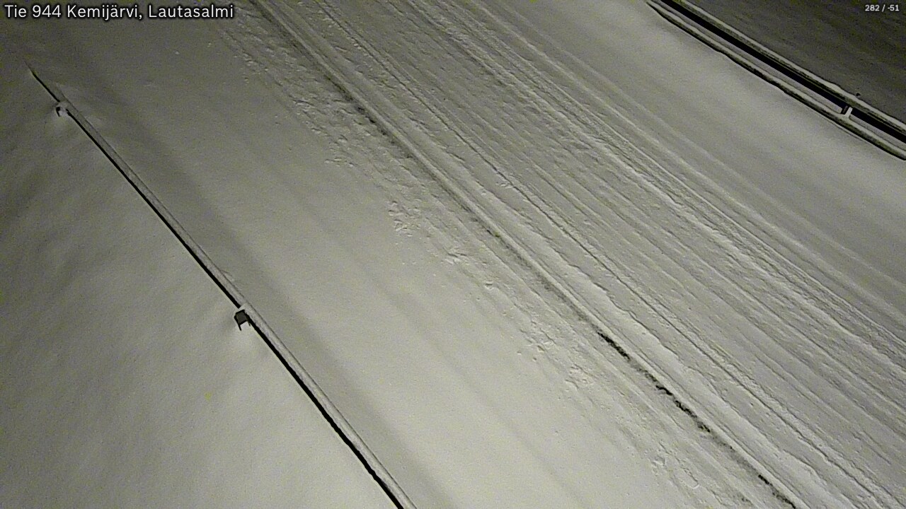 Weather Camera Image Road 944 Kemijärvi, Lautasalmi, Kemijärvi, Lappi