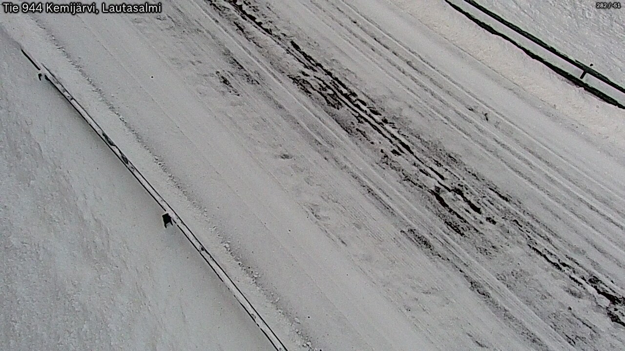 Weather Camera Image Road 944 Kemijärvi, Lautasalmi, Kemijärvi, Lappi