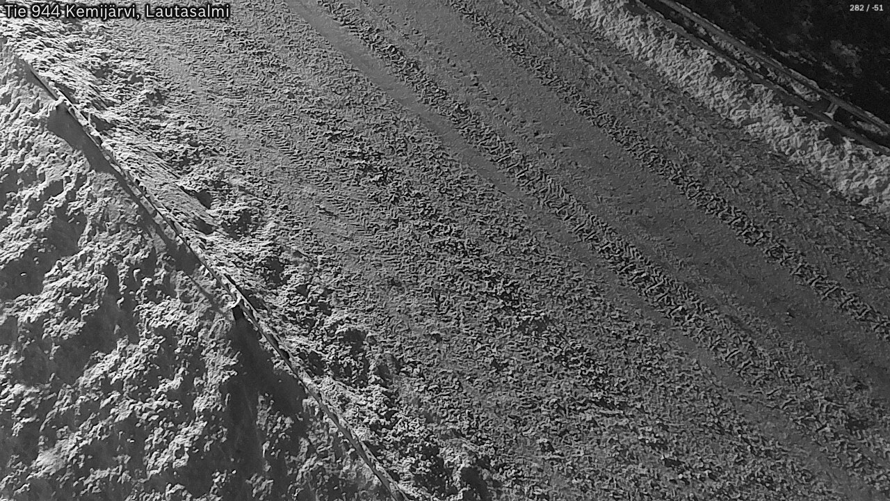 Weather Camera Image Road 944 Kemijärvi, Lautasalmi, Kemijärvi, Lappi