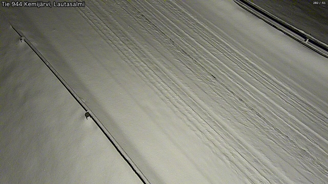 Weather Camera Image Road 944 Kemijärvi, Lautasalmi, Kemijärvi, Lappi