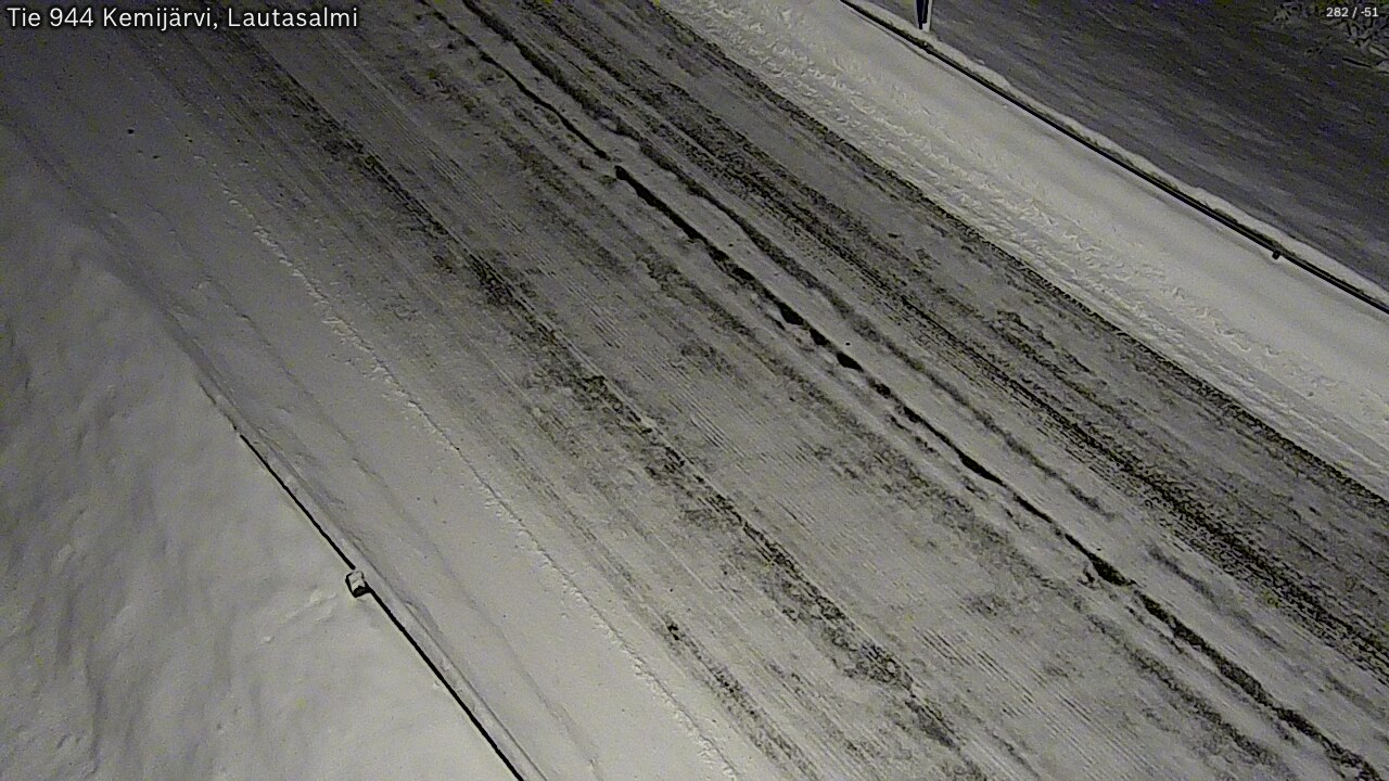 Kelikamerat Kuva Tie 944 Kemijärvi, Lautasalmi, Kemijärvi, Lappi