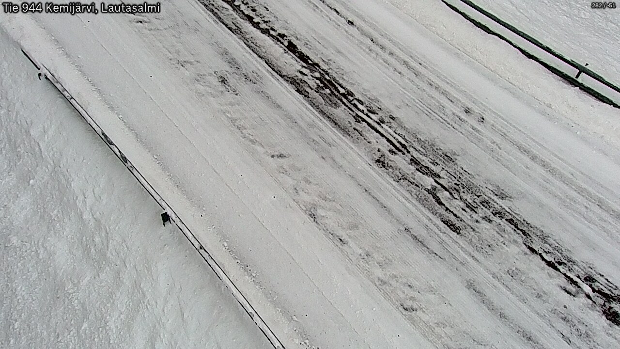 Weather Camera Image Road 944 Kemijärvi, Lautasalmi, Kemijärvi, Lappi