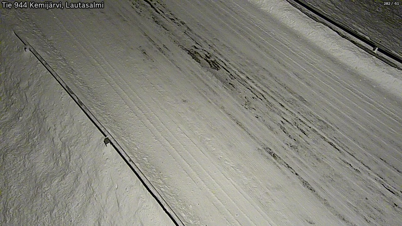 Weather Camera Image Road 944 Kemijärvi, Lautasalmi, Kemijärvi, Lappi