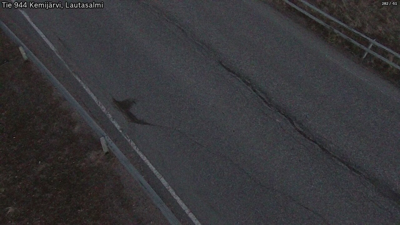 Weather Camera Image Väg 944 Kemijärvi, Lautasalmi, Kemijärvi, Lappi
