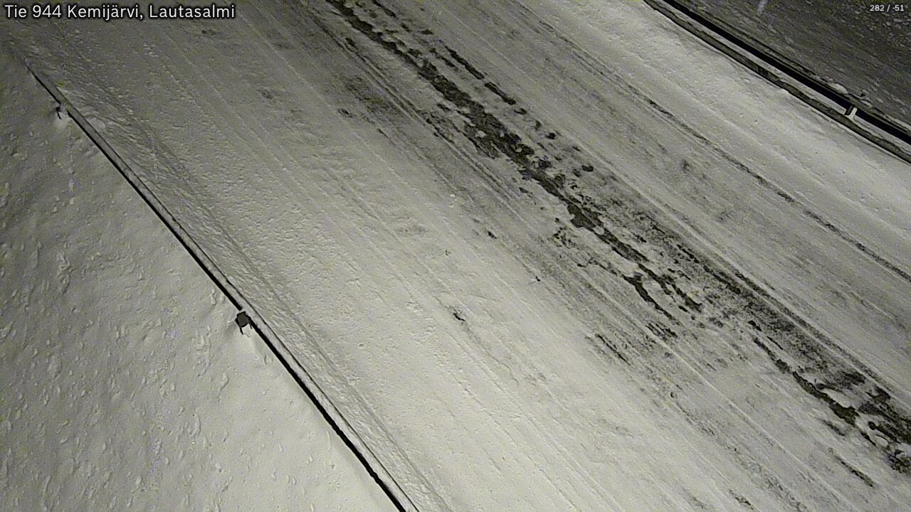 Weather Camera Image Road 944 Kemijärvi, Lautasalmi, Kemijärvi, Lappi