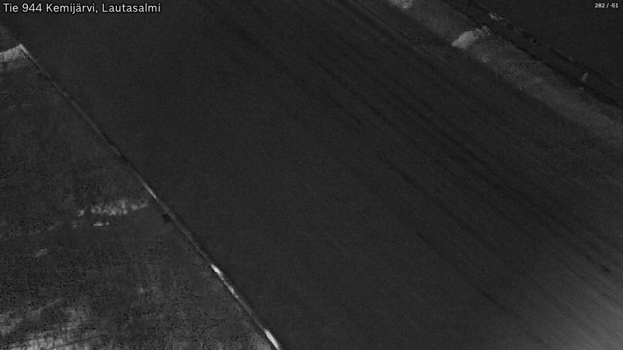 Weather Camera Image Road 944 Kemijärvi, Lautasalmi, Kemijärvi, Lappi