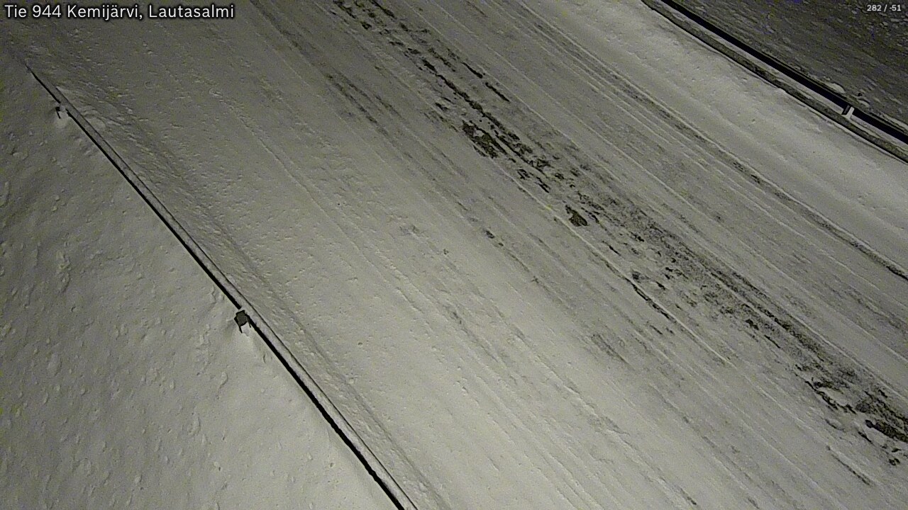 Weather Camera Image Road 944 Kemijärvi, Lautasalmi, Kemijärvi, Lappi