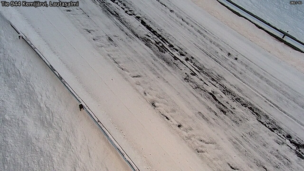 Weather Camera Image Road 944 Kemijärvi, Lautasalmi, Kemijärvi, Lappi