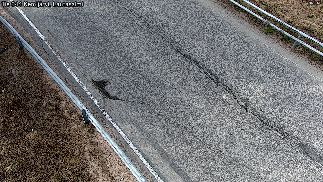 Weather Camera Image Väg 944 Kemijärvi, Lautasalmi, Kemijärvi, Lappi
