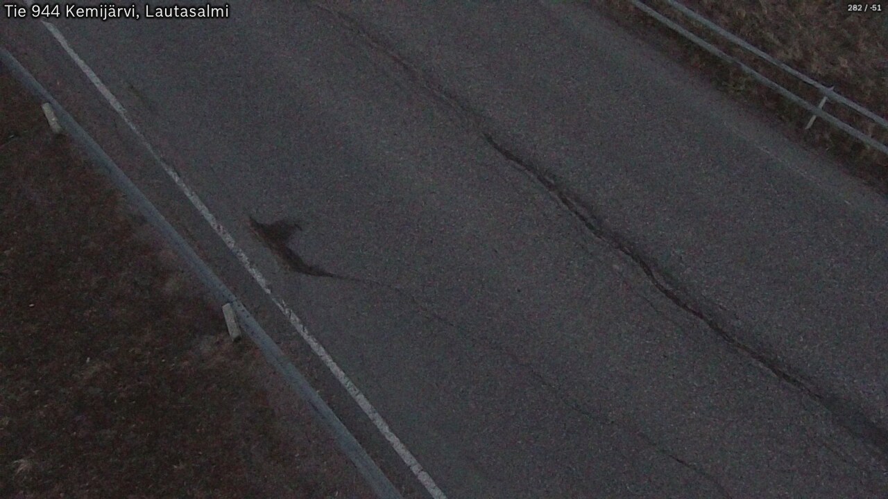 Weather Camera Image Väg 944 Kemijärvi, Lautasalmi, Kemijärvi, Lappi