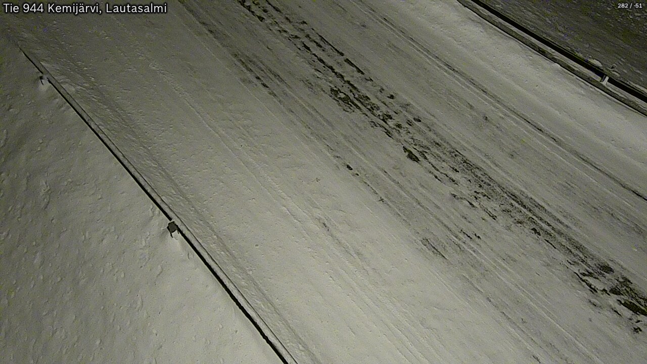 Weather Camera Image Road 944 Kemijärvi, Lautasalmi, Kemijärvi, Lappi