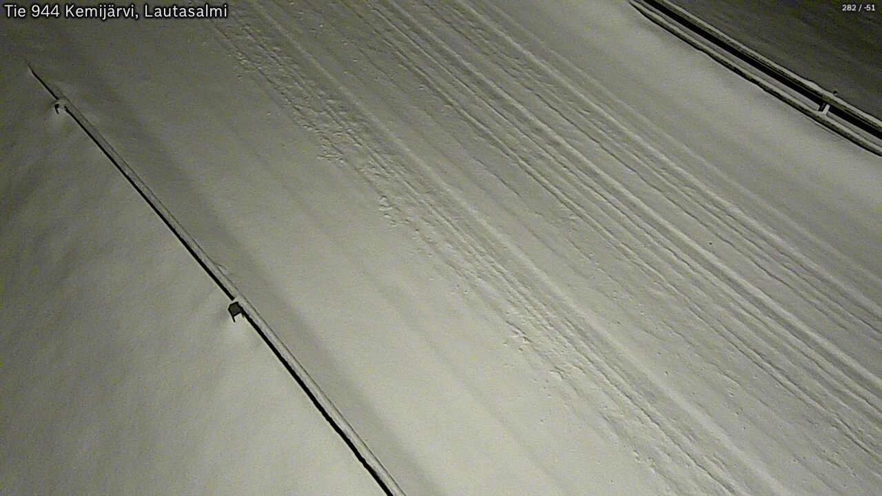 Weather Camera Image Road 944 Kemijärvi, Lautasalmi, Kemijärvi, Lappi