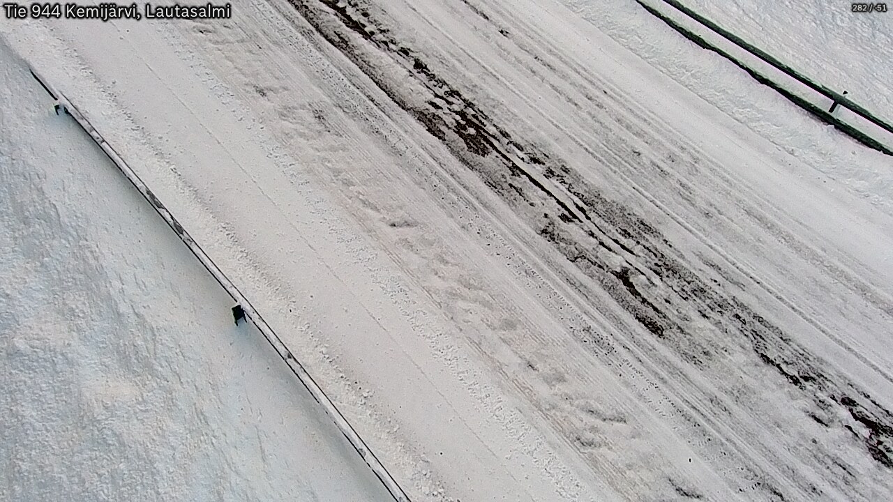 Weather Camera Image Road 944 Kemijärvi, Lautasalmi, Kemijärvi, Lappi