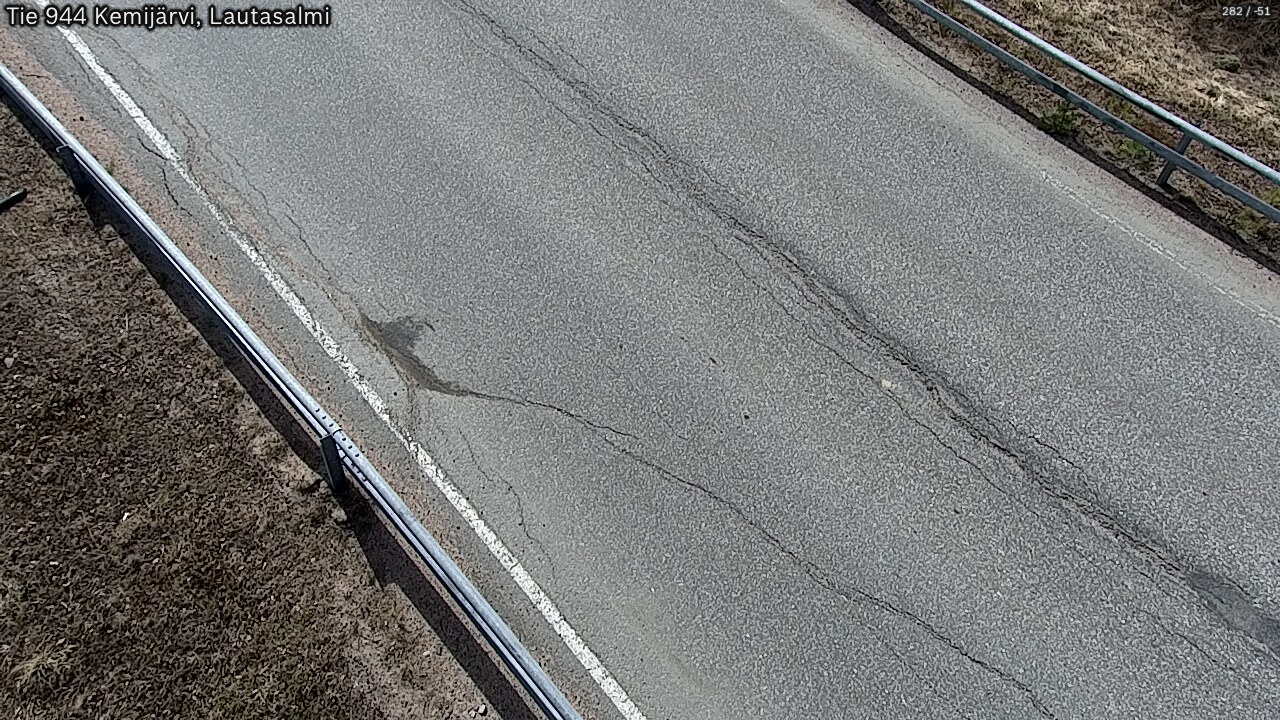 Weather Camera Image Väg 944 Kemijärvi, Lautasalmi, Kemijärvi, Lappi
