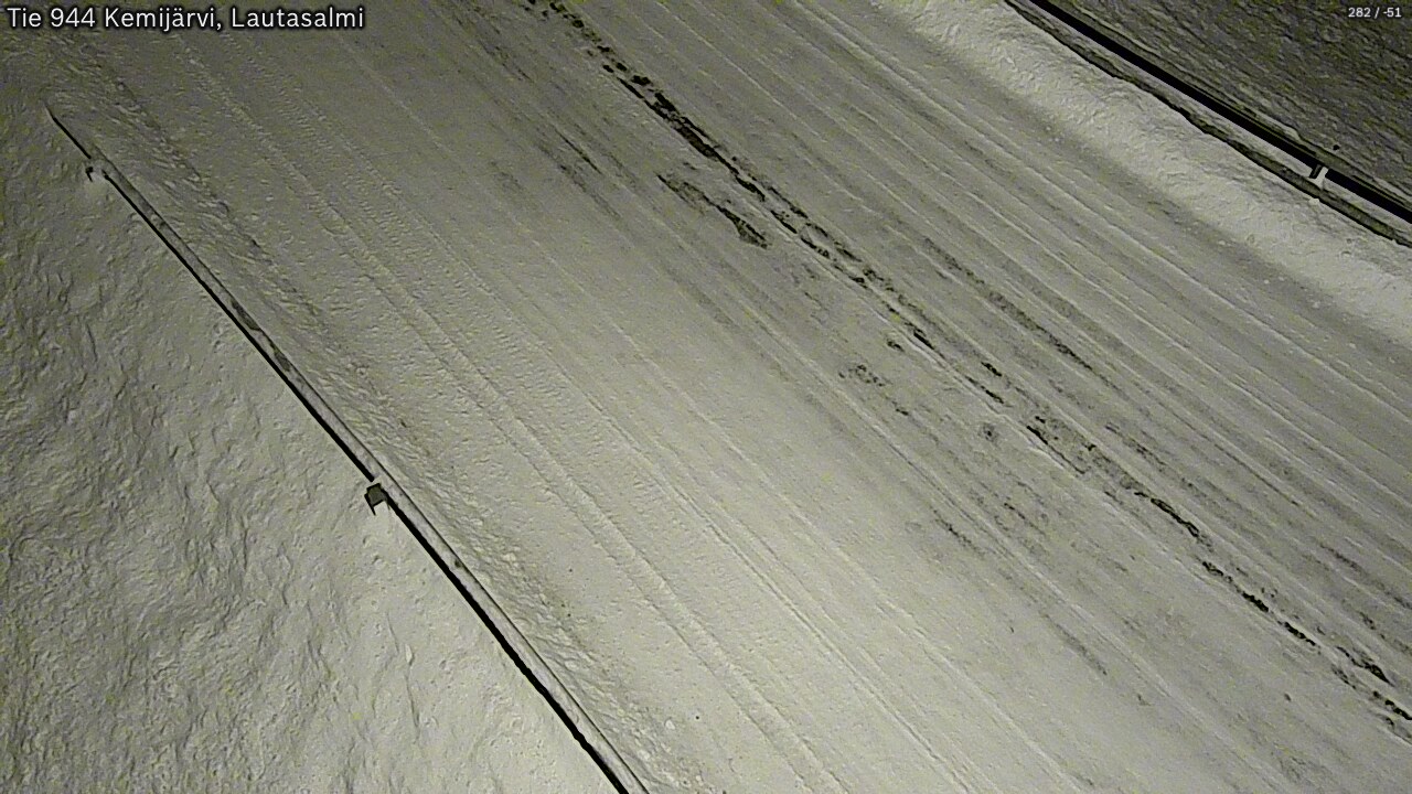 Weather Camera Image Road 944 Kemijärvi, Lautasalmi, Kemijärvi, Lappi