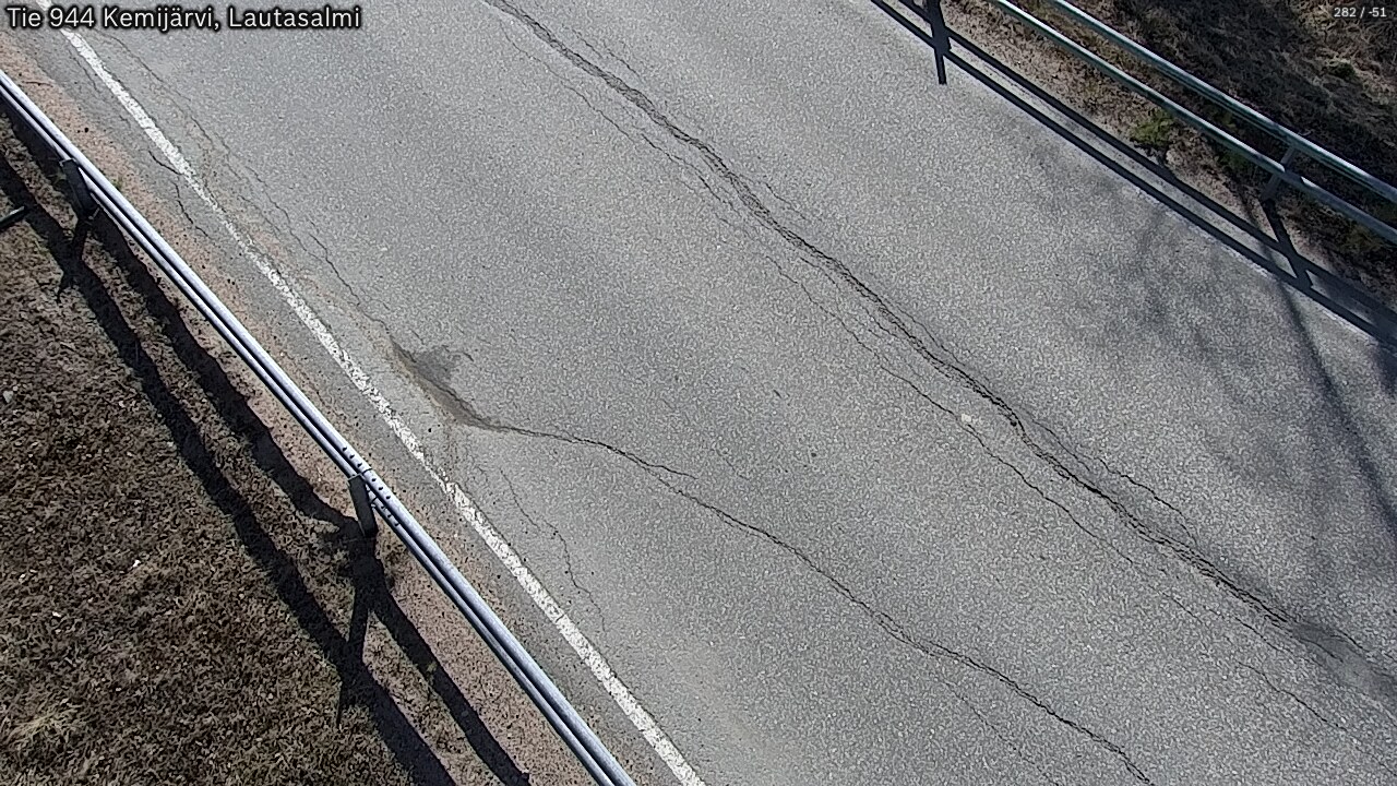 Weather Camera Image Väg 944 Kemijärvi, Lautasalmi, Kemijärvi, Lappi