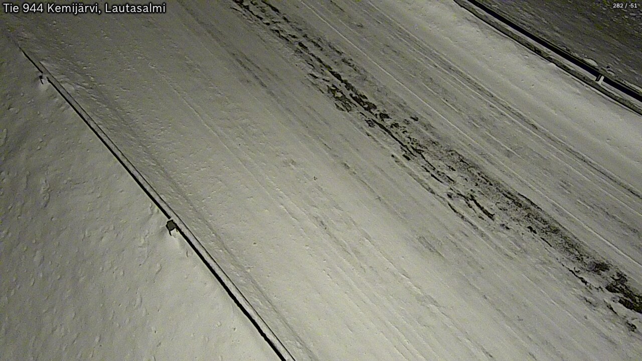 Weather Camera Image Road 944 Kemijärvi, Lautasalmi, Kemijärvi, Lappi