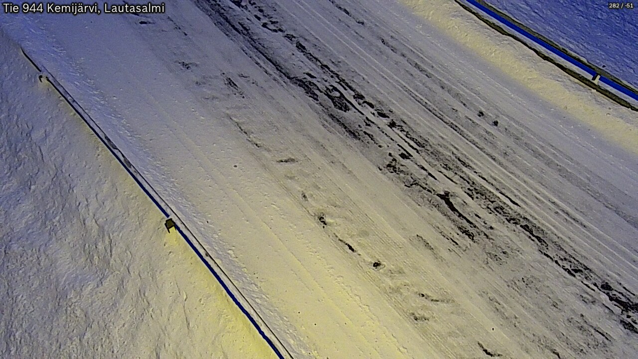 Weather Camera Image Road 944 Kemijärvi, Lautasalmi, Kemijärvi, Lappi