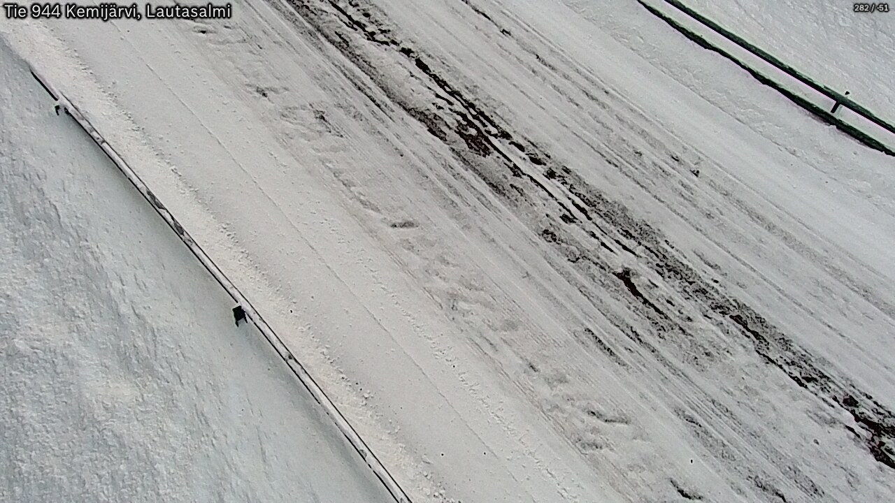Weather Camera Image Väg 944 Kemijärvi, Lautasalmi, Kemijärvi, Lappi