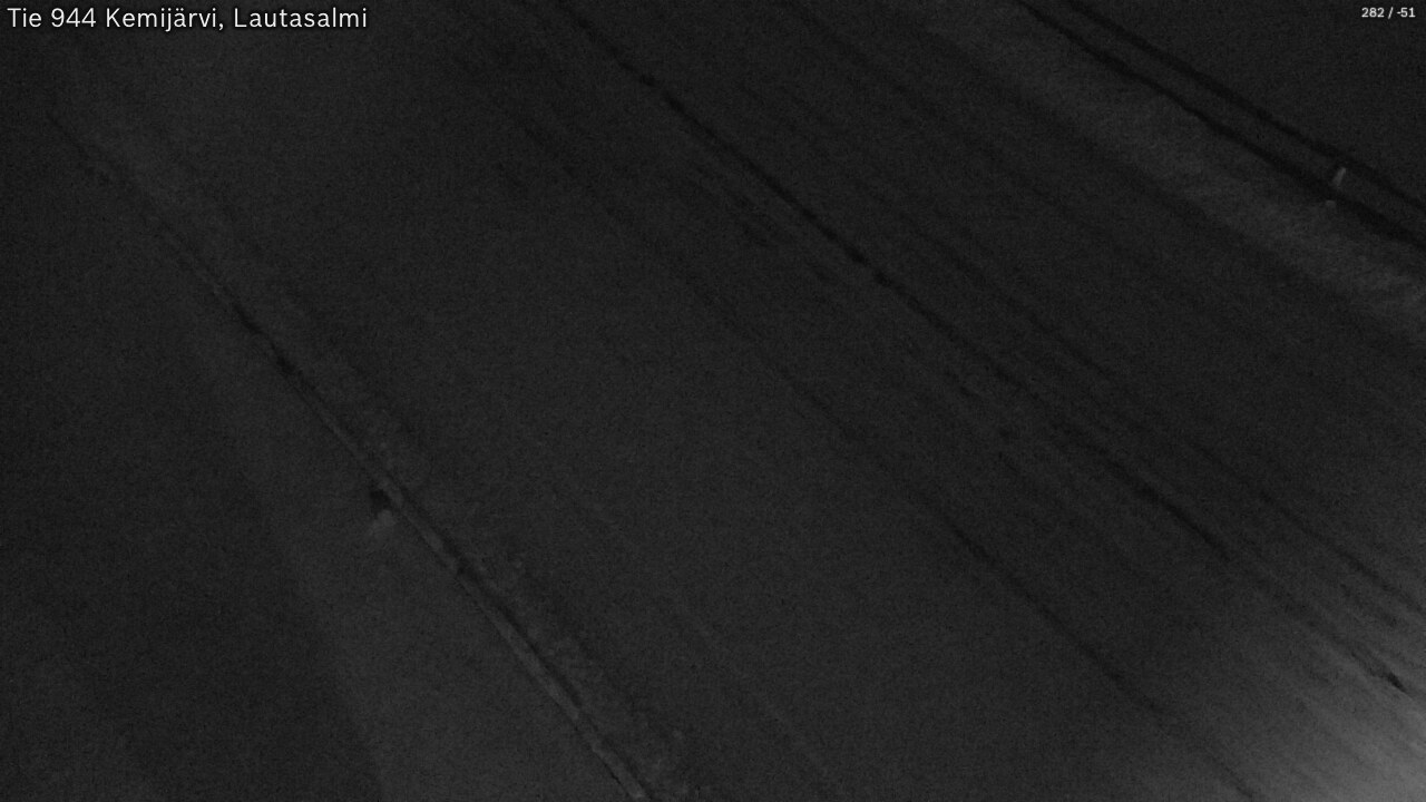 Weather Camera Image Road 944 Kemijärvi, Lautasalmi, Kemijärvi, Lappi
