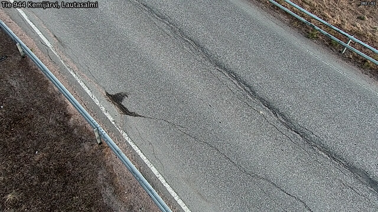 Weather Camera Image Road 944 Kemijärvi, Lautasalmi, Kemijärvi, Lappi