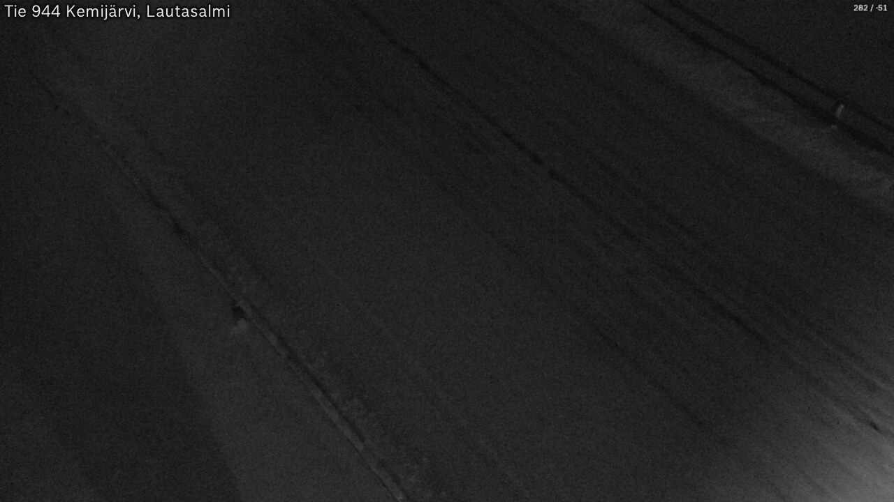 Weather Camera Image Road 944 Kemijärvi, Lautasalmi, Kemijärvi, Lappi