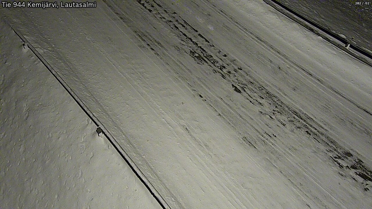 Weather Camera Image Road 944 Kemijärvi, Lautasalmi, Kemijärvi, Lappi