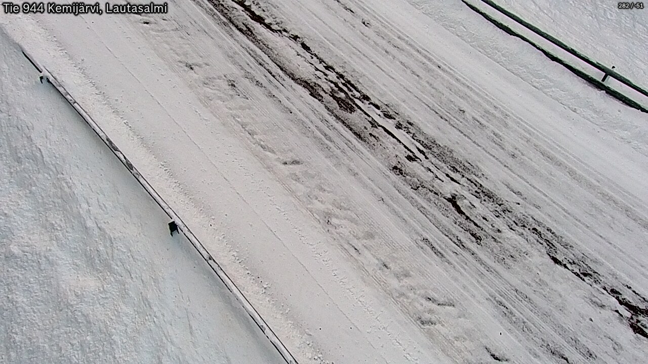 Weather Camera Image Väg 944 Kemijärvi, Lautasalmi, Kemijärvi, Lappi