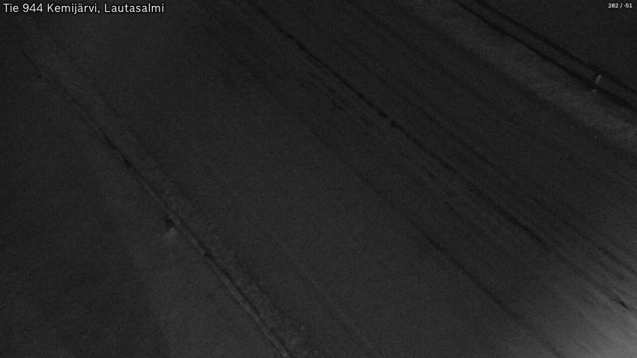 Weather Camera Image Road 944 Kemijärvi, Lautasalmi, Kemijärvi, Lappi