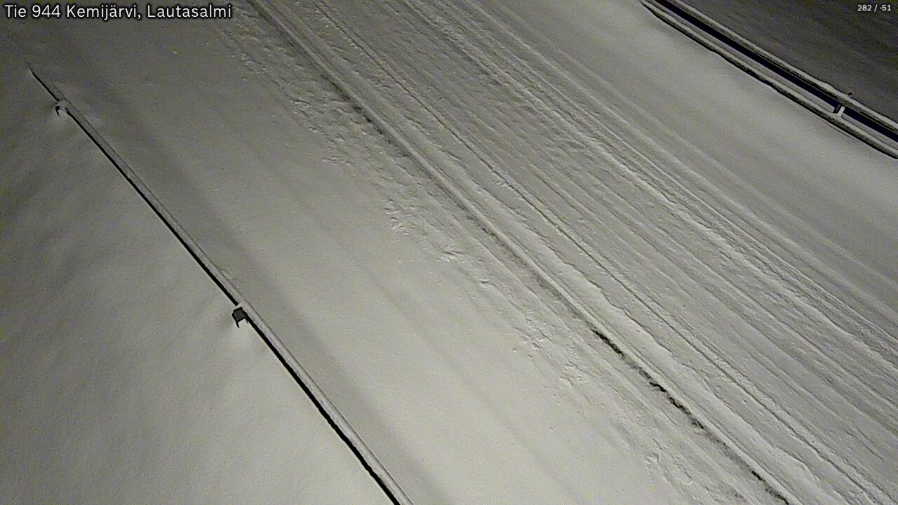 Weather Camera Image Road 944 Kemijärvi, Lautasalmi, Kemijärvi, Lappi