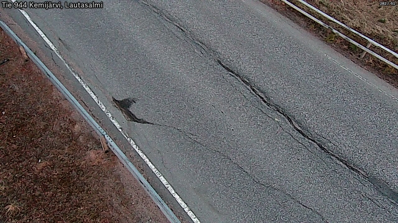 Weather Camera Image Väg 944 Kemijärvi, Lautasalmi, Kemijärvi, Lappi