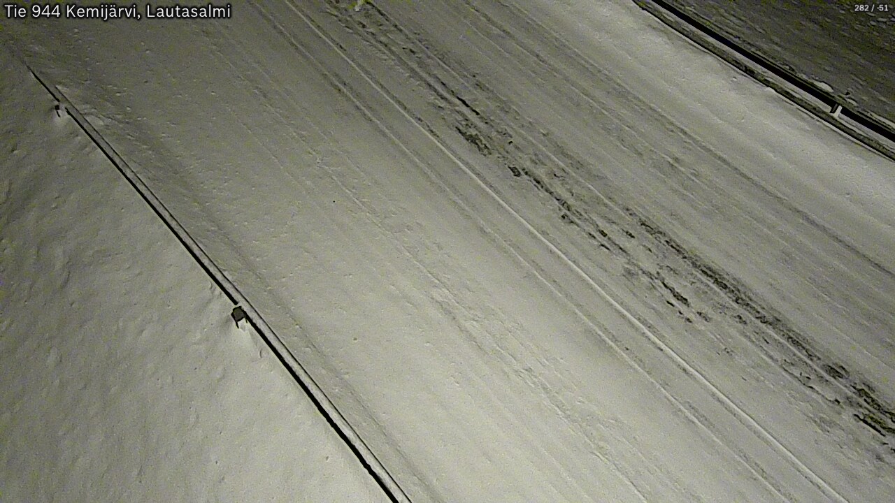 Weather Camera Image Road 944 Kemijärvi, Lautasalmi, Kemijärvi, Lappi