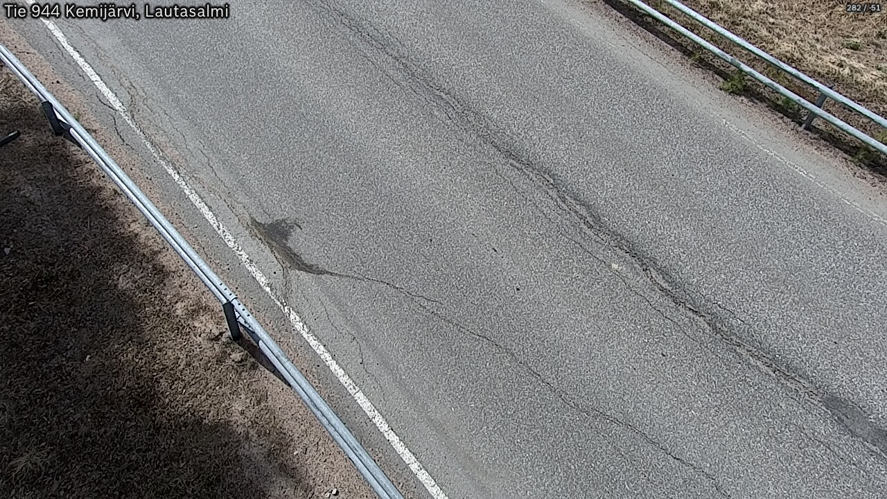 Weather Camera Image Väg 944 Kemijärvi, Lautasalmi, Kemijärvi, Lappi
