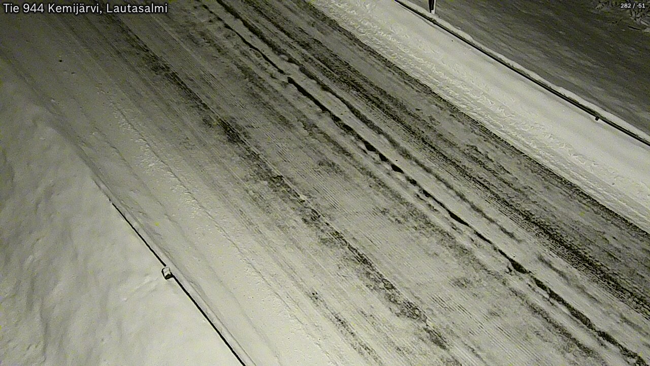 Kelikamerat Kuva Tie 944 Kemijärvi, Lautasalmi, Kemijärvi, Lappi