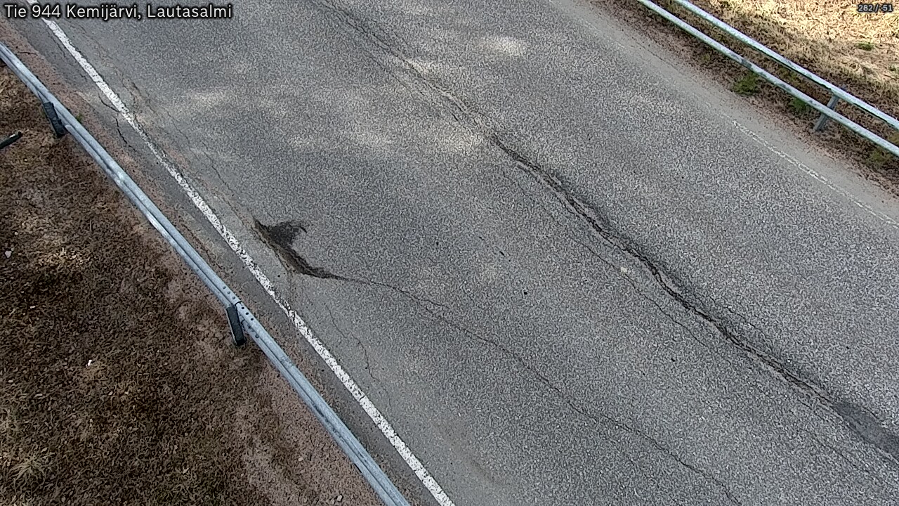 Weather Camera Image Väg 944 Kemijärvi, Lautasalmi, Kemijärvi, Lappi