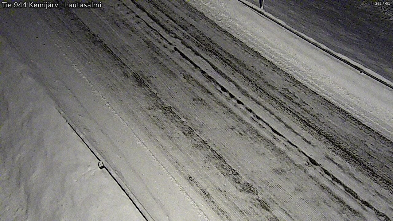 Kelikamerat Kuva Tie 944 Kemijärvi, Lautasalmi, Kemijärvi, Lappi